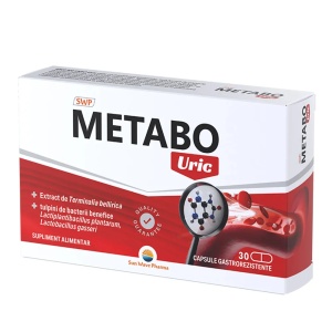Metabo Uric, 30 capsule gastrorezistente, Sun Wave Pharma