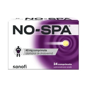 No-Spa, 40 mg, 24 comprimate, Sanofi