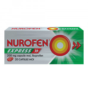 Nurofen Express, 200 mg, 20 capsule moi, Reckitt Benckiser