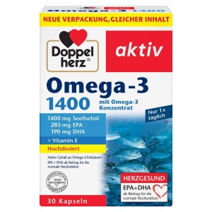 Omega-3 1400mg, 30 capsule, Doppelherz