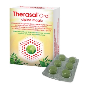 Pastile pentru supt din plante Therasal Oral Alpine Magic, 18 pastile, Vedra