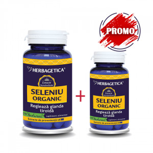 Seleniu organic x 60 capsule + 30 capsule, Herbagetica