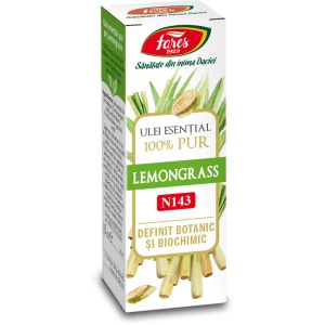 Ulei esential lemongrass 100% pur, 10ml, Fares