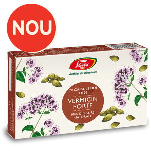 Vermicin Forte, 20 capsule moi, Fares