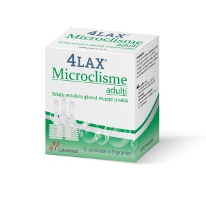 4Lax Microclisme adulti x 6 unidoza, Labormed Pharma