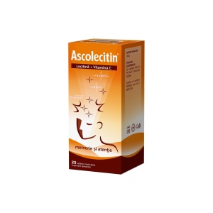 Ascolecitin, 20 comprimate, Biofarm