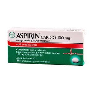Aspirin Cardio, 100 mg. , 28 comprimate , Bayer