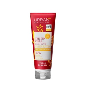 Balsam pentru parul cret cu Hibiscus si unt de Shea, 250 ml, Urban Care