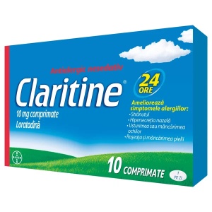 Claritine 10 mg, 10 comprimate, Bayer