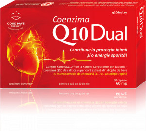 Coenzima Q10 Dual 60mg, 30 capsule, Good Days Therapy