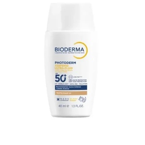 Crema colorata SPF50+ XDefense Ultra-Fluid Fototip 2 pentru protectie UV completa, 40ml, Bioderma