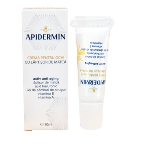 Crema pentru ochi complex anti-aging Apidermin, 10 ml, Complex Apicol