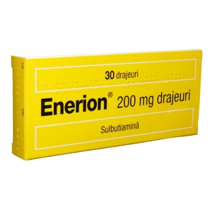 Enerion, 200 mg, 30 drajeuri, Laboratoires Servier