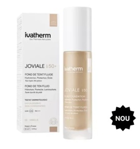 Fond de ten fluid SPF50+ 02 Vanila Joviale, 30 ml, Ivatherm