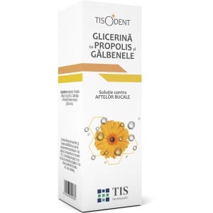 Glicerina cu propolis,galbenele 25ml Tis