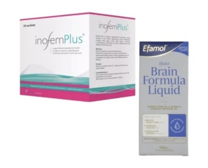 Inofem Plus X 30 Plic+Efalex Brain Formula Cu Dha 150ml