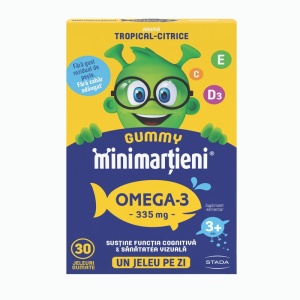 Jeleuri Minimartieni Gummy Omega, 30 jeleuri, Stada