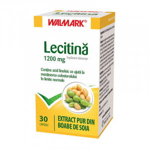 Lecitina, 1200 mg, 30 capsule, Walmark