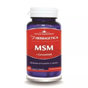 MSM + Cucumin 95, 60 capsule, Herbagetica