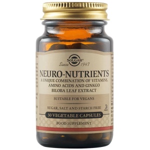 Neuro Nutrients, 30 capsule vegetale, Solgar