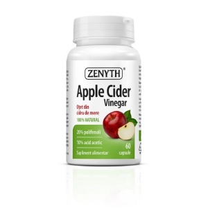 Otet din cidru de mere, 60 capsule, Zenyth