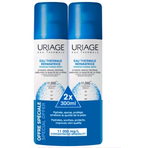 Pachet Apa termala, 300 ml + 300 ml, Uriage