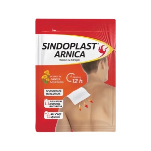 Plasturi cu hidrogel Sindoplast Arnica, 3 bucati, Fiterman