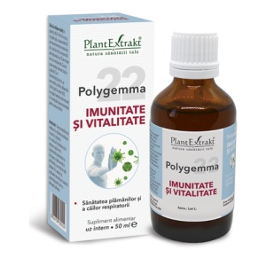 Polygemma 22 Imunitate si Vitalitate, 50 ml, Plant Extrakt