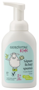 Sapun lichid spuma Fresh Energy, 300 ml, Gerovital Kids