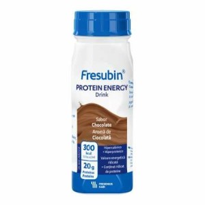 Solutie nutritiva orala cu valoare energetica ridicata, continut ridicat de proteine si aroma de ciocolata Fresubin Protein Energy, 4 x 200 ml, Fresenius Kabi