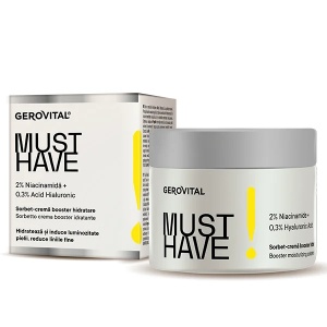 Sorbet-crema booster hidratare Must Have, 50ml, Gerovital
