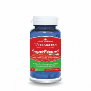 SuperFecund Barbati, 60 capsule, Herbagetica