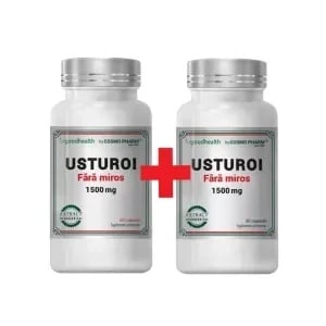 Usturoi fara miros 1500mg, 60+30 capsule, Cosmopharm