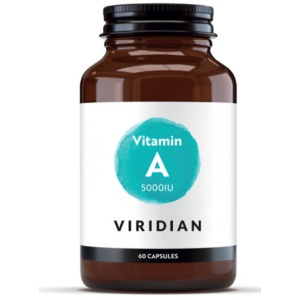 Vitamina A 5000 UI, 60 capsule, Viridian