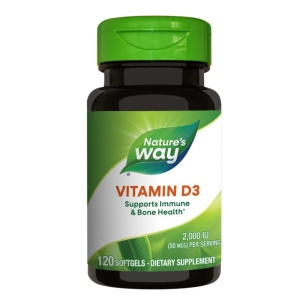 Vitamina D3 2000UI Nature's Way, 120 capsule, Secom