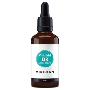 Vitamina D3 lichida pentru copii 400 UI Viridikid, 30 ml, Viridian