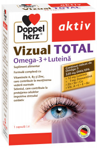 Vizual Total cu Omega 3 si Luteina Aktiv, 30 capsule, Doppelherz