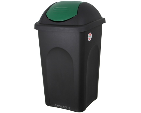 Cos gunoi colectare selectiva Black Multi 60 litri H-67 cm (Verde)