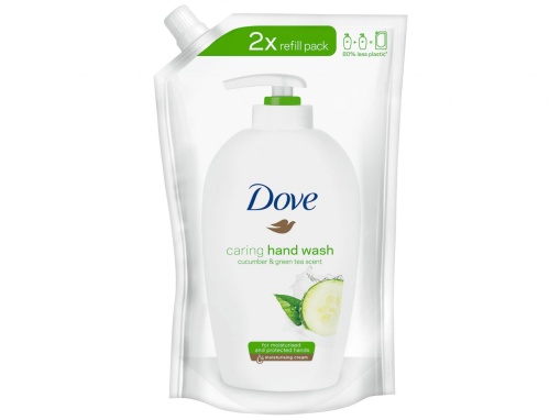 Săpun lichid cremă Dove rezervă 500 ml (Cucumber & Green Tea)