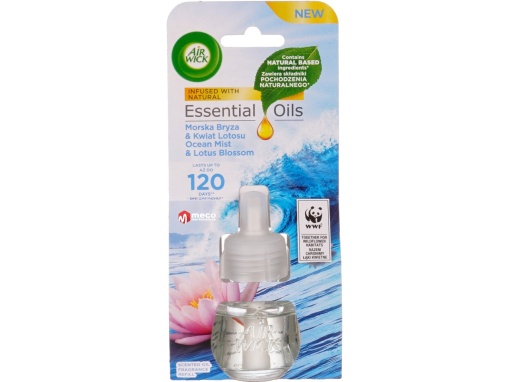 Rezerva aparat odorizant electric Air Wick 19ml (Ocean Mist & Lotus Blossom)