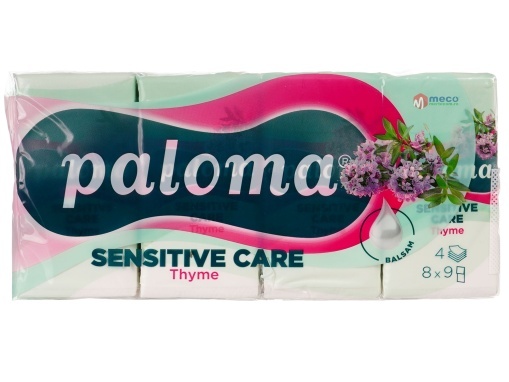 Batiste de hartie Paloma Sensitive 4 straturi 8 bucati