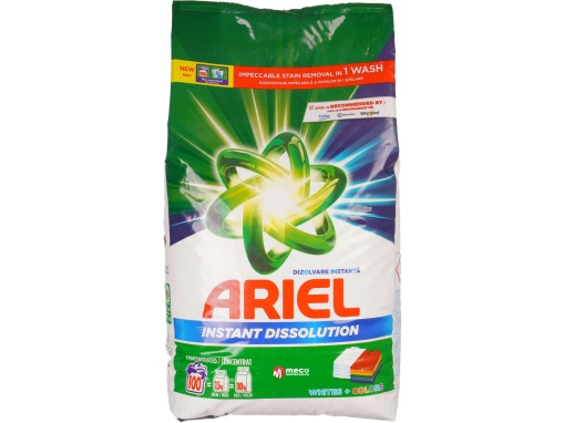 Detergent rufe automat Ariel 7.5kg White+Colors