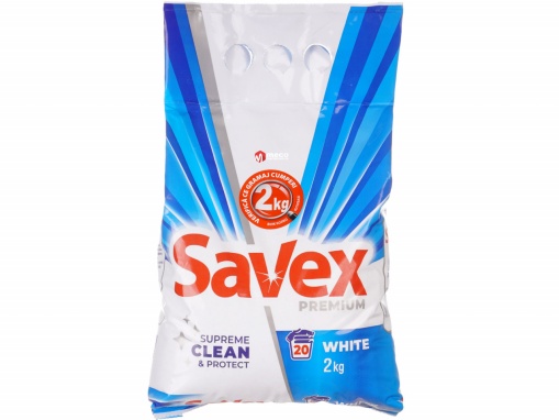 Detergent de rufe automat Savex 2 kg (White)