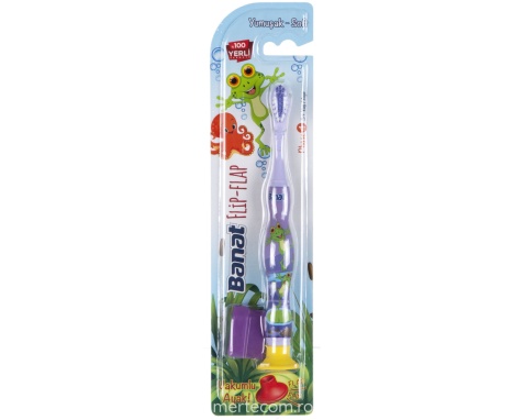 Periuta de dinti copii Banat Flip-Flap 5+ ani
