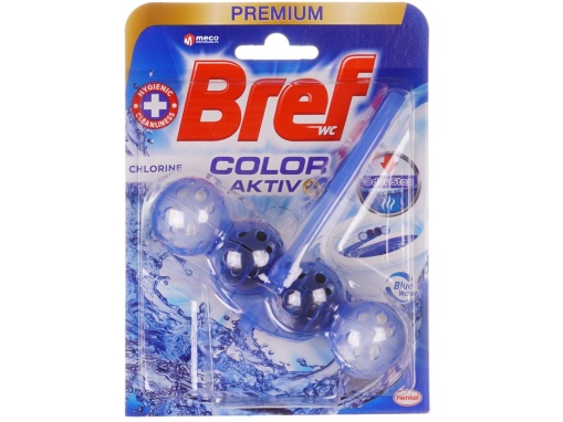 Odorizant WC Bref Color Aktiv 55gr 1 buc (Chlorine)