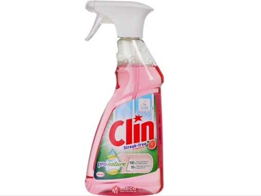 Detergent geamuri Clin cu pulverizator 500 ml (Pro Nature Grapefruit)