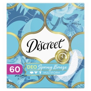 Absorbante Discreet Deo Spring Breeze 60 buc