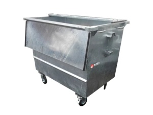 Container metalic de gunoi 1000L H-121 cm