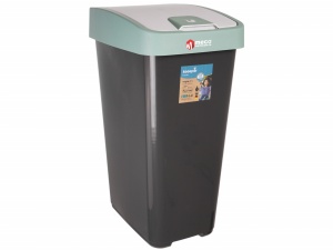 Cos gunoi cu deschidere dubla Keeeper 45 litri H-61cm (Verde Deschis)