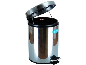 Cos gunoi inox lucios 5 litri Limpio - Img 2